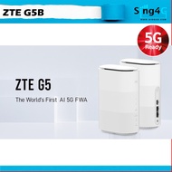 ZTE G5B World's First AI 5G FWA Sim Router WIFI 6 (3.4Gbps 64 WIFI 2LAN)