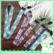 [Available in Vietnam - Express] 20/42cm Pastel Style Strap with Simple Leaf Pattern to Tie Phone or