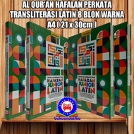 Alquran Hafalan Perkata Transliterasi Latin 8 Blok Warna - Hafazan
