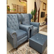 sofa wing chairs chesterfield