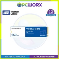 ♞Western Digital WD SN570 250GB Blue M.2 NVMe PCIe Gen3 2280 SSD