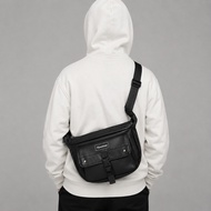 Synthetic Leather Men's Sling Bag - Prau Hustle Sling Bag