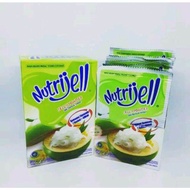 Nutri jell jelly powder puding 1box 12sachet 10gr