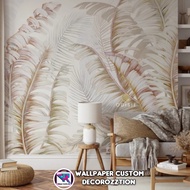 Wallpaper Custom 3D Tropical / Wallpaper Vinil 3D / Cetak Wallpaper 3D