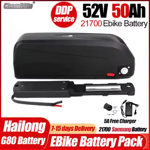 52v Bafang 2000w Hailong 21700 batteries Electric bicycle chamrider Battery 52v 20ah 30ah 40ah 50ah1