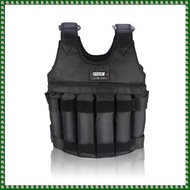 Loading Weighted Vest 20Kg Adjustable Weight Boxing Training Waistcoat Workout Fitness Equipment Wai