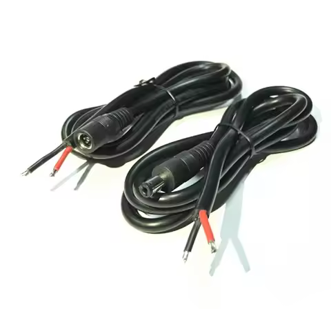 DC5.5*2.1MM 2.5mmPower Cord Plug 14AWG 12V-24V 15A 180W Eblow Hight Power Cable For Extendsion power