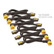 APC Power Cord Kit (6 ea), Locking, C13 to C14 (90 Degree), 1.8m AP8706R-WW