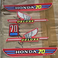 Sticker HONDA c70 stripping list c70 bekjul