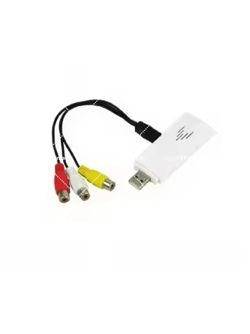 USB TV Tuner Card Receiver Box for Laptop Desktop PC, Plug and Play, Watch Cable TV, Supports Window