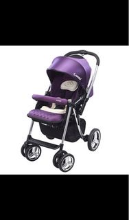 Combi 雙向stroller康貝 Mega Ride Deluxe 嬰兒手推車 紫色