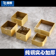 New Chinese Style Furniture Pure Copper Foot Cover Table Chair Foot Cover Copper Art Chair Desk Balc
