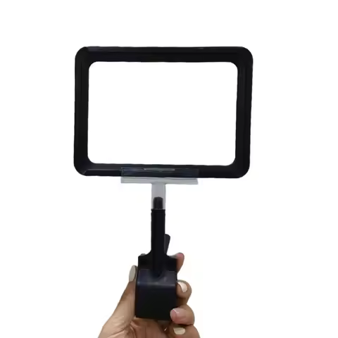 A4/A5 Rotatable Supermarket Merchandise Price Tag Display Clip Label Sign Holder Poster Frame Deskto