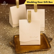 [Wholesale] White Wedding Door Gift Box Big Chocolate Candles Rice