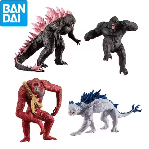 Bandai Genuine Godzilla vs Kong Gashapon Toys HG The New Empire Series Anime Figures Shimo Scar King