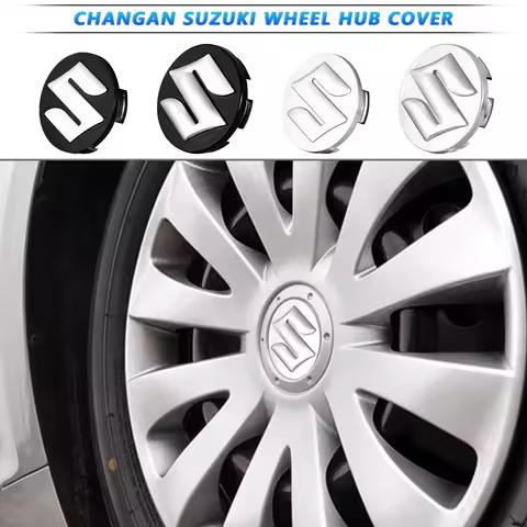 4PCS 56mm 60mm Car Wheel Center Cap Logo Hub Badge Rims Cover For Suzuki Jimny Samurai Vitara Swift 