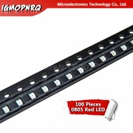 100pcs Red 0805 SMD LED diodes light