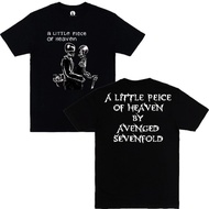 Avenged sevenfold - a little piece of heaven - Tshirt kais band avenged - kaos a7x kaos  metal Cotto