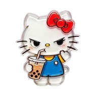 Heytea x Kitty-Themed Retro Acrylic Fridge Magnet