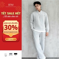 [NEW ITEM CNY] BTM Fleece Sweatshirt - Regularfit Form Zip Felt - 16.956