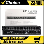 234XL Crossover 2/3/4 Way Electronic Crossover Audio Crossover Stereo Profesional Peralatan Peringka