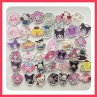 10 Pieces (Random) 4cm Cinnamoroll My Melody Hello Kitty Pompompurin Kuromi Pompompurin Little Twin Stars Cute Alien Acrylic Piece Emoticon Pack Piece Handmade diy Refrigerator Sticker pp Clip Accessories