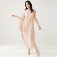 Fashion Womens New Irregular Fashion Elegant Pleated Dress