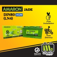 [Installation Provided] Amaron Jade AGM DIN80 LN4 Auto Start Stop Car Battery Kereta Bateri MERCEDES