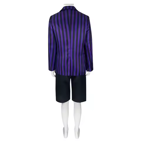 CySeason 2 Wednesday Brother Cosplay School Uniform Pugsley Addams Cosplay Costume Vintage Outfits B