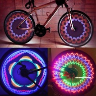 【In Stock】 Safety Bright Bike Cycling Car Wheel Tire Tyre LED Spoke Light Lamp