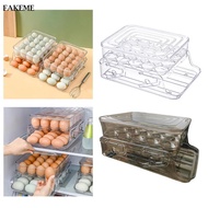 FAKEME Egg Fresh Storage Box Kitchen Egg Holder Egg Storage Container Organizer Bin
