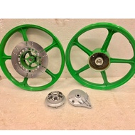 AR 125 SPORT RIM GREEN /BLACK /GOLD (ENKEI)