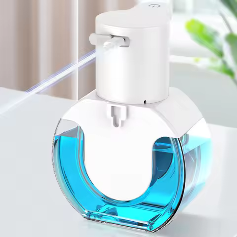 Soap Dispenser Wall Mountable Smart Liquid Soap Dispenser Auto Touchless Infrared Sensor Rechargable