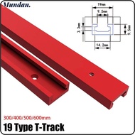 MUNDAN 1Pcs T-Track, Aluminium Alloy Slide Guide Rail T-Slot Track, 19 Type 19x9.5mm T Slider Fixtur