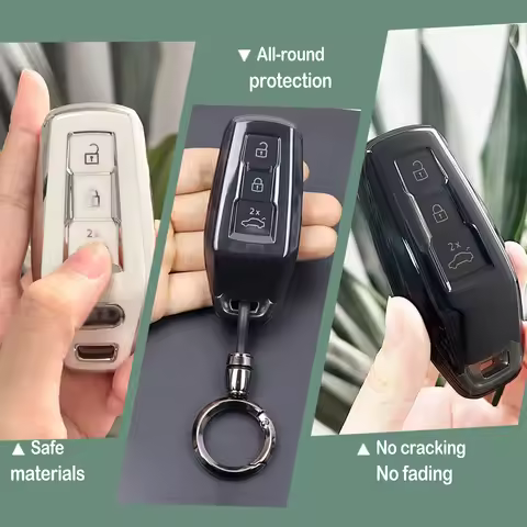 Soft TPU Car Remote Key Case For Audi Q6L E-tron A5L 2026 Audi A3 A5L Q6 A6L Q5 2025 Car Accessories
