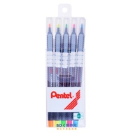 Pentel Flying Dragon Stationery Highlighter-Five Colors S512-5 Five