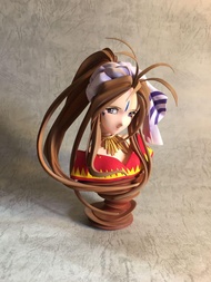 日本正版 絕版 1/4 我的愛神 Belldandy 胸像 GK 手板模型 白模 完成品