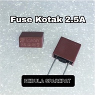 ENZ27 Fuse Box 2.5 250V Skiring Cylinder Fuse PCB Bord / T2. 5A 250V