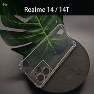 Realme 14X Realme 14 Realme 14T Realme 14 Pro Realme GT 7 7T C75X Cystal Clear Transparent Soft Sili