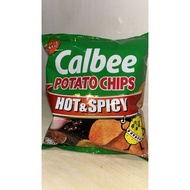 Calbee Potato Chips Hot & Spicy -