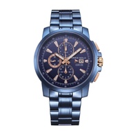 ARIES GOLD INSPIRE CONTENDER BLUE STAINLESS STEEL G 7301 BU-BURG MEN'S WATCH