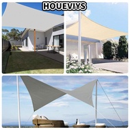 HOUEVIYS Shade Cover, Water-proof Sun Protection Sun Shade Sail, Upgrade Quadrilateral Anti-Rust Dur