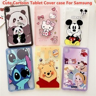 Cartoon painted tablet case for Samsung Tab A7 Lite 8.7'' T220 T225 casing Samsung Tab A 8.0 2019 T290 T295 Soft Transparent TPU back cover case