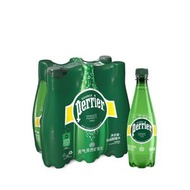Perrier - 純天然有氣礦泉水-原味 (膠樽裝) 500毫升 x 6