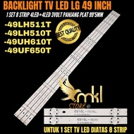 LG 49 INCH LED TV BACKLIGHT 49LH510T-49LH511T-49UH610T-49 UF650T 49 INCH LED TV BACKLIGHT