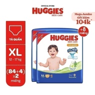 Combo of 2 Huggies Skincare Mega Jumbo XL84 Diaper Pants