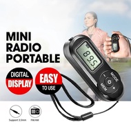 Mini Radio Portable | Fm Radio Pocket With Digital Display