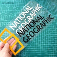 national geographic channel logo sticker car windows vinly PVC waterproof decoration decals for BWM 