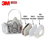 3M 6200 หน้ากากกันสารเคมี ป้องกันกรดแก๊ส หน้ากากกันแก๊ส (ของแท้ 100%) ตลับกรอง 6003