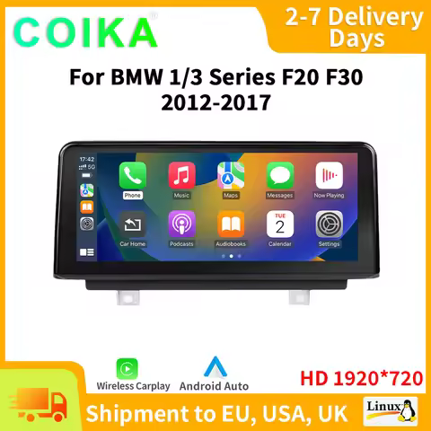 LINUX System 1920*720 For BMW F20 F22 F30 F34 F36 2012-2016 Carplay Touch screen Android Auto Functi